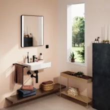   Hansgrohe Xanuia Q kerámia mosdó 55x48 cm csapfurattal és túlfolyó nélkül SmartClean, fehér 61147450