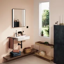   Hansgrohe Xanuia Q kerámia mosdó 60x48 cm túlfolyóval és csaplyuk nélkül SmartClean, fehér 61149450
