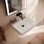 Hansgrohe Xanuia Q kerámia mosdó 60x48 cm túlfolyó és csapfurat nélkül SmartClean, fehér 61151450