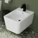 Hansgrohe EluPura Q fali kerámia bidé csapfurattal és túlfolyóval SmartClean, fehér 61170450