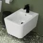 Hansgrohe EluPura Q fali kerámia bidé csapfurattal és túlfolyóval SmartClean, fehér 61170450