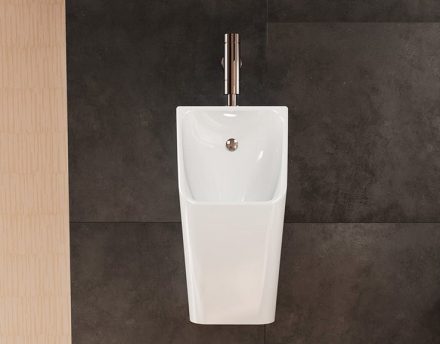 Hansgrohe EluPura Original Q kerámia piszoár felső bekötésű és vario kifolyású, HygieneEffect, fehér 62011450