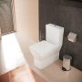 Hansgrohe EluPura Original Q padlón álló szögletes kerámia WC csésze vario kifolyással, HygieneEffect, fehér  62014450