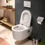 Hansgrohe EluPura Original S ívelt fali kerámia WC hátsó kifolyással, HygieneEffect, fehér 62016450