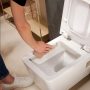 Hansgrohe EluPura Original Q fali kerámia WC AquaChannel Flush technológiával, HygieneEffect, fehér 62018450