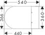 Hansgrohe EluPura S fali kerámia WC szett AquaFall Flush, SoftClose ülőkével gyorskioldó funkcióval HygieneEffect 62021450