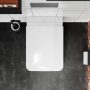 Hansgrohe EluPura Q perem nélküli fali kerámia WC AquaFall Flush, HygieneEffect bevonattal, fehér 62022450