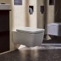 Hansgrohe EluPura Q perem nélküli fali kerámia WC AquaFall Flush, HygieneEffect bevonattal, fehér 62022450