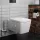 Hansgrohe EluPura Q perem nélküli fali WC szett SoftClose ülőkével, HygieneEffect bevonattal, fehér 62023450