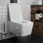 Hansgrohe EluPura Q perem nélküli fali WC szett SoftClose ülőkével, HygieneEffect bevonattal, fehér 62023450