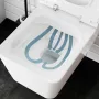 Hansgrohe EluPura Q perem nélküli fali WC szett SoftClose ülőkével, HygieneEffect bevonattal, fehér 62023450