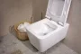 Hansgrohe EluPura Q perem nélküli fali WC szett SoftClose ülőkével, HygieneEffect bevonattal, fehér 62023450