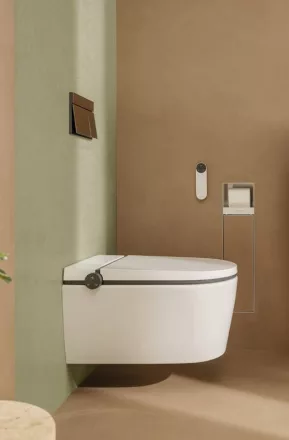 Hansgrohe LavaPura Element S fali WC csésze bidé funkcióval HygieneEffect és SmartClean bevonattal, fehér 63021450