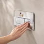 hansgrohe iFrame Original Q króm nyomólap kettős öblítéshez, króm 66001000