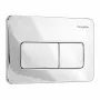 hansgrohe iFrame Original Q króm nyomólap kettős öblítéshez, króm 66001000