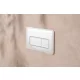 Hansgrohe iFrame Original Q nyomólap kettős öblítéshez, fehér 66001450