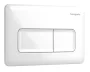 Hansgrohe iFrame Original Q nyomólap kettős öblítéshez, fehér 66001450