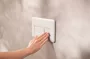 Hansgrohe iFrame Original Q nyomólap kettős öblítéshez, matt fehér 66001700