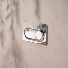 hansgrohe iFrame Original S króm öblítőlap kétmennyiséges öblítéshez, 66002000