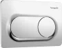 Hansgrohe iFrame Original S Öblítőlap 2 mennyiséges öblítéshez, króm 66002000