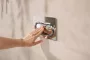 Hansgrohe iFrame Original S Öblítőlap 2 mennyiséges öblítéshez, króm 66002000