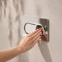hansgrohe iFrame Original S króm öblítőlap kétmennyiséges öblítéshez, 66002000