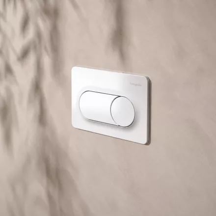 hansgrohe iFrame Original S fehér öblítőlap kétmennyiséges öblítéshez 66002450