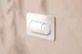 Hansgrohe iFrame Original S Öblítőlap 2 mennyiséges öblítéshez, fehér 66002450