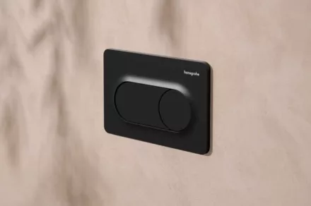 Hansgrohe iFrame Original S Öblítőlap 2 mennyiséges öblítéshez, matt fekete 66002670