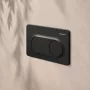 Hansgrohe iFrame Original S Öblítőlap 2 mennyiséges öblítéshez, matt fekete 66002670