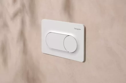 Hansgrohe iFrame Original S Öblítőlap 2 mennyiséges öblítéshez, matt fehér 66002700
