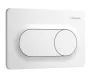 Hansgrohe iFrame Original S Öblítőlap 2 mennyiséges öblítéshez, matt fehér 66002700