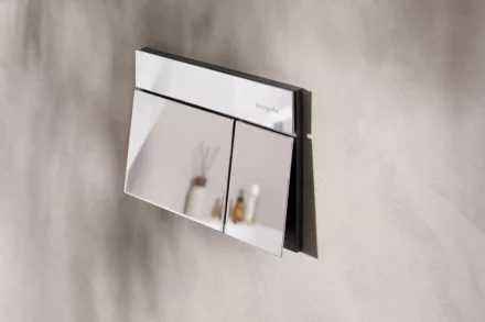 Hansgrohe iFrame Element E nyomólap dual öblítéshez, króm 66003000