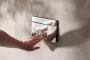 Hansgrohe iFrame Element E nyomólap dual öblítéshez, króm 66003000