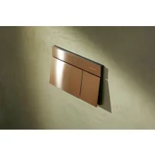   Hansgrohe iFrame Element E nyomólap dual öblítéshez, szálcsiszolt bronz 66003140