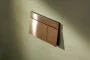 Hansgrohe iFrame Element E nyomólap dual öblítéshez, szálcsiszolt bronz 66003140