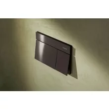  Hansgrohe iFrame Element E nyomólap dual öblítéshez, szálcsiszolt fekete króm 66003340