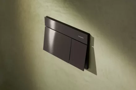 Hansgrohe iFrame Element E nyomólap dual öblítéshez, szálcsiszolt fekete króm 66003340