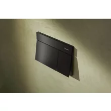   Hansgrohe iFrame Element E nyomólap dual öblítéshez, matt fekete 66003670