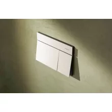   Hansgrohe iFrame Element E nyomólap dual öblítéshez, matt fehér 66003700