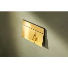   Hansgrohe iFrame Element E nyomólap dual öblítéshez, polírozott arany hatású 66003990