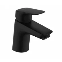   Hansgrohe Logis 70 egykaros mosdó csaptelep, Push-Open lefolyógarnitúrával, matt fekete 71077670
