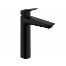   Hansgrohe Logis 190 víztakarékos mosdó csaptelep automata lefolyógarnitúrával, matt fekete 71090670