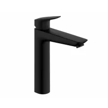   Hansgrohe Logis 190 mosdó csaptelep lefolyógarnitúra nélkül, matt fekete 71091670