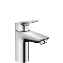   Hansgrohe Logis egykaros mosdócsaptelep 100 lefolyógarnitúra nélkül, króm 71101000