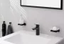 Hansgrohe Logis 100 víztakarékos mosdó csaptelep lefolyógarnitúra nélkül, matt fekete 71101670