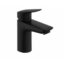   Hansgrohe Logis 100 mosdó csaptelep automata lefolyógarnitúrával, CoolStart, matt fekete 71102670