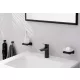 Hansgrohe Logis 100 mosdó csaptelep, Push-Open lefolyógarnitúrával, matt fekete 71107670