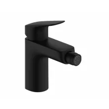   Hansgrohe Logis álló bidé csaptelep automata lefolyógarnitúrával, egykaros, matt fekete 71200670