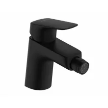  Hansgrohe Logis álló bidé csaptelep automata lefolyógarnitúrával, egykaros, matt fekete 71204670